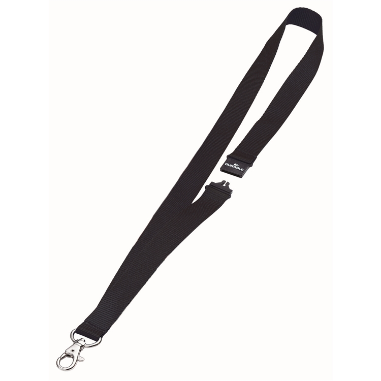 Kaulanauha Durable 813701 leveä musta /10