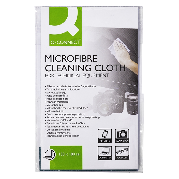 Mikrokuituliina elektroniikalle Q-CONNECT 150 x 180 mm