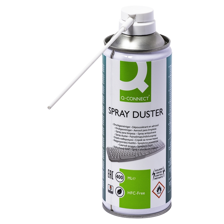 Puhdistusspray Q-CONNECT HFC-vapaa 400 ml
