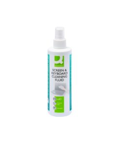 Puhdistusaine näyttö/näppäimistö Q-CONNECT 250 ml
