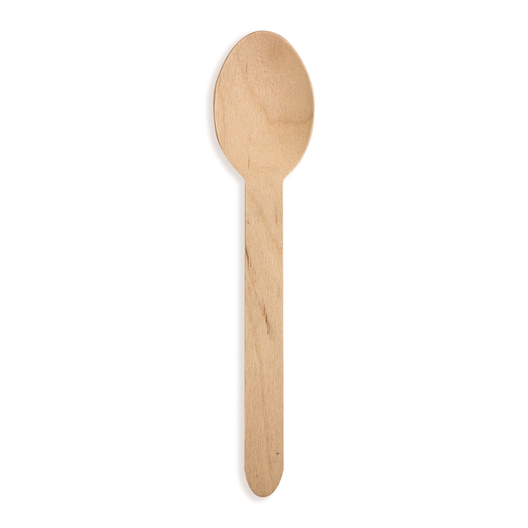 Ruokalusikka Huhtamäki Future Smart puinen 16 cm 100 kpl