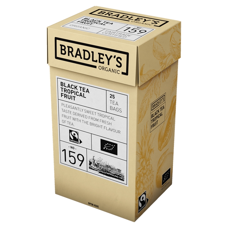 Tee Bradley's Organic Tropical Fruit 4 x 25 kpl