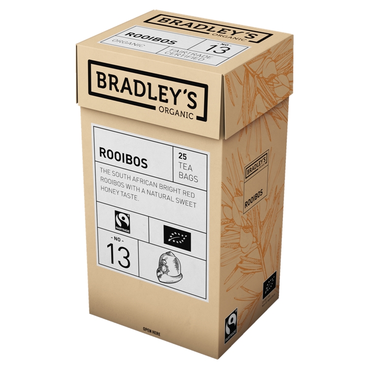Tee Bradley's Organic Rooibos 4 x 25 kpl