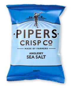 Perunalastu Pipers Anglesey Sea Salt Crisps 40 g