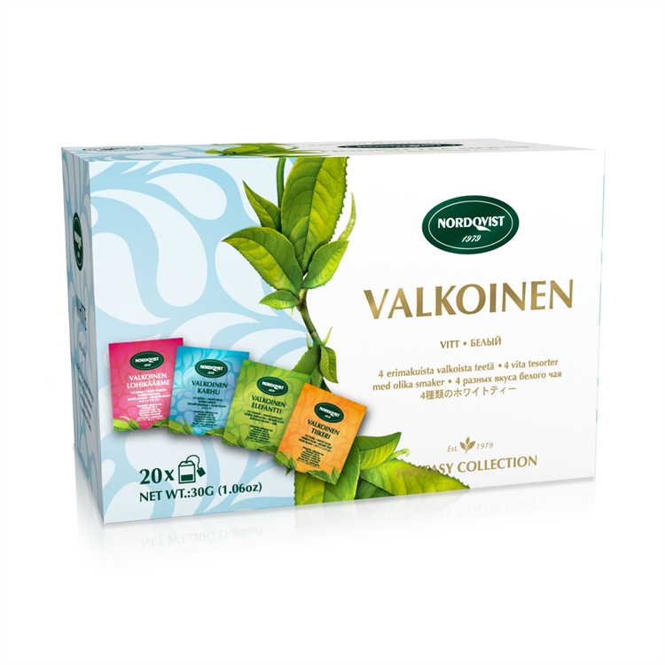 Tee Nordqvist Valkoinen maustettu 20 pss