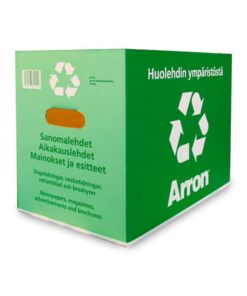 Kierrätyslaatikko Arron 250 x 400 x 310 mm vihreä