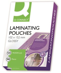 Laminointitasku Q-CONNECT 102 x 152 mm 125 mic /100