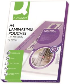 Laminointitasku Q-CONNECT A4 125 mic /100