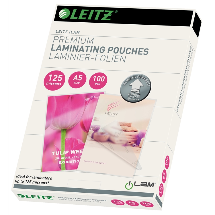Laminointitasku Leitz iLAM UDT A5 125 mic /100