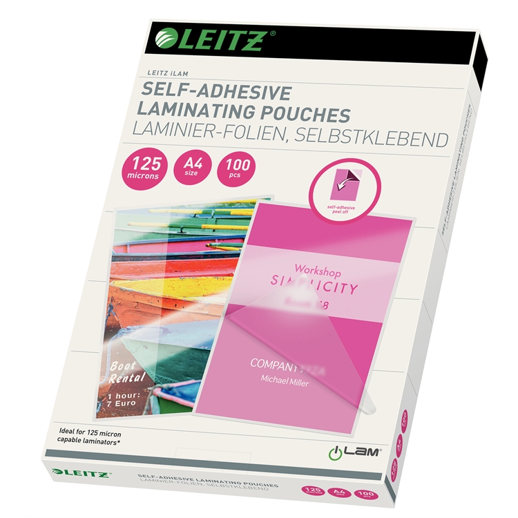 Laminointitasku Leitz iLAM A4 125 mic itseliimautuva /100