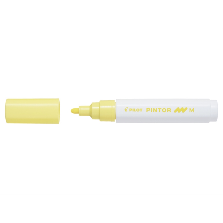 Maalikynä Pilot Pintor Paint Marker medium pastellinkeltaine
