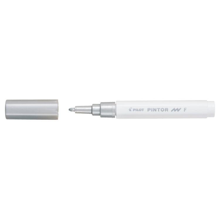 Maalikynä Pilot Pintor Paint Marker fine hopea
