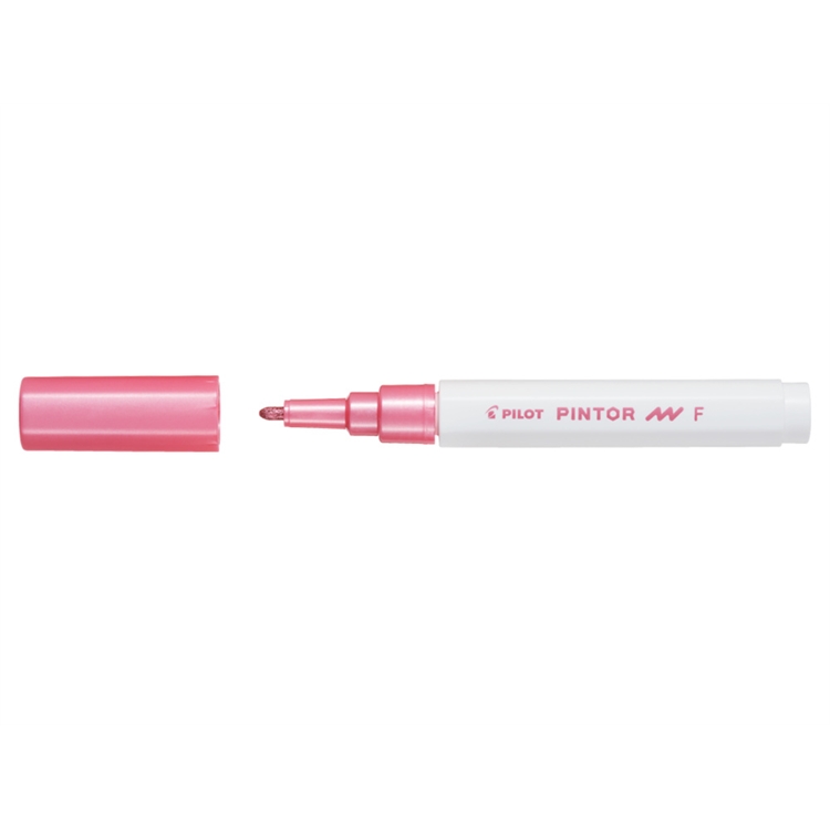 Maalikynä Pilot Pintor Paint Marker fine metallinpinkki