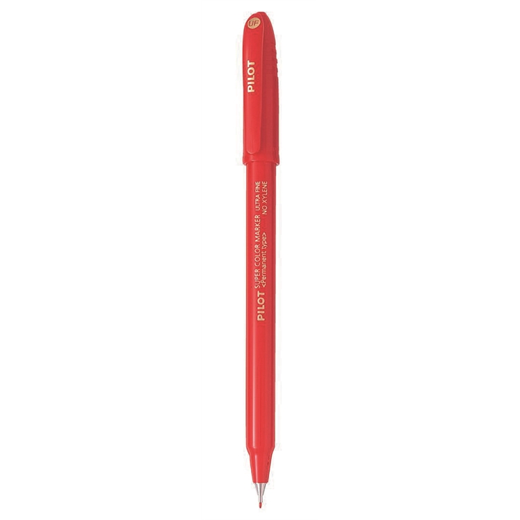 Kuitukärkikynä Pilot Super Color ultra fine punainen