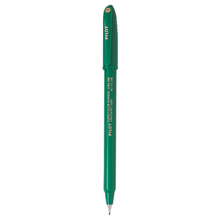 Kuitukärkikynä Pilot Super Color ultra fine vihreä