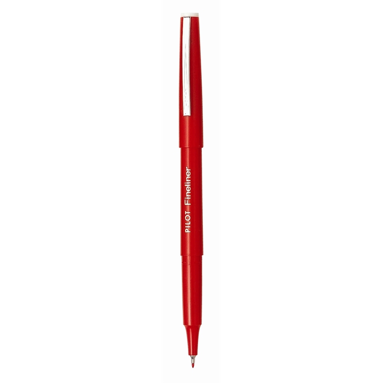 Kuitukärkikynä Pilot Fineliner punainen