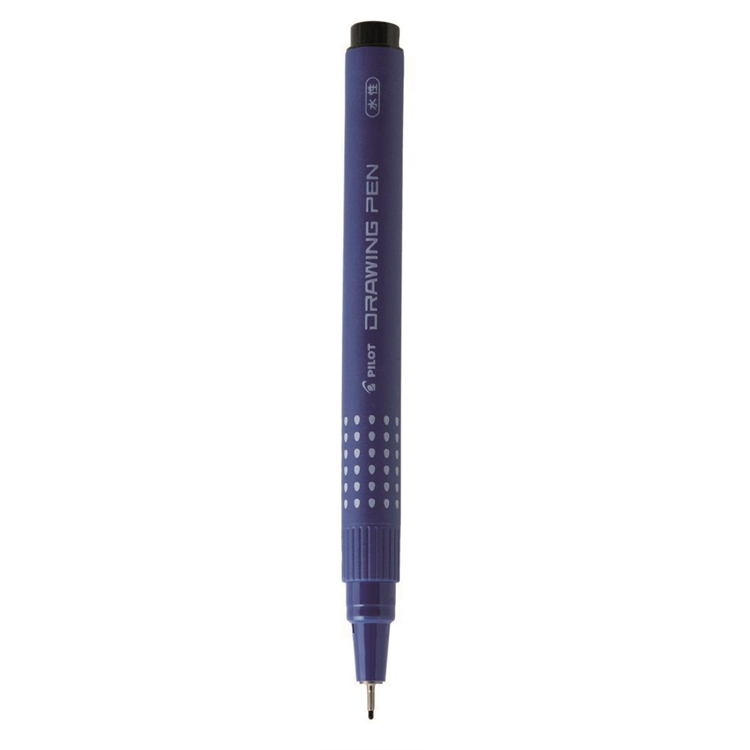Kuitukärkikynä Pilot Drawing Pen 08 musta