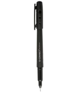Kuitukärkikynä Q-CONNECT Fineliner 04 musta