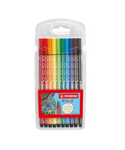 Kuitukärkikynä STABILO Pen 68 värilajitelma /10