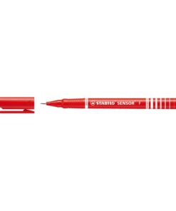 Kuitukärkikynä Stabilo Sensor 0,3 mm punainen