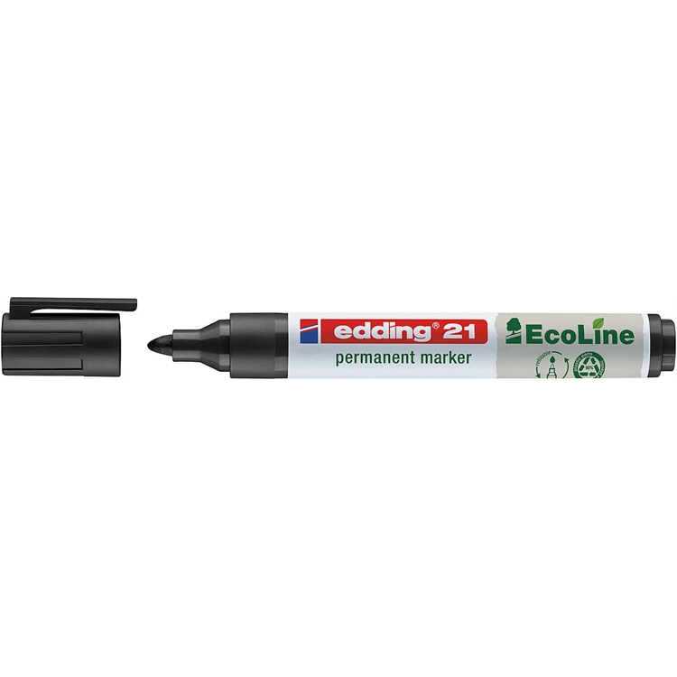Huopakynä Edding 21 Ecoline 1,5-3mm musta