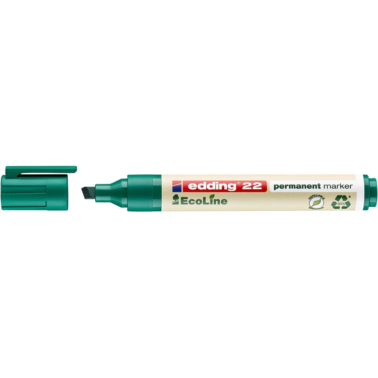 Huopakynä Edding 22 Ecoline 1-5mm vihreä