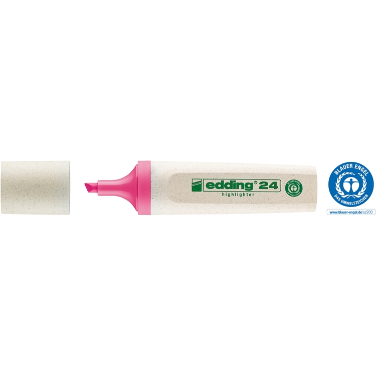 Korostuskynä Edding 24 Ecoline pinkki