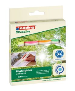 Korostuskynä Edding 24 Ecoline 4 väriä
