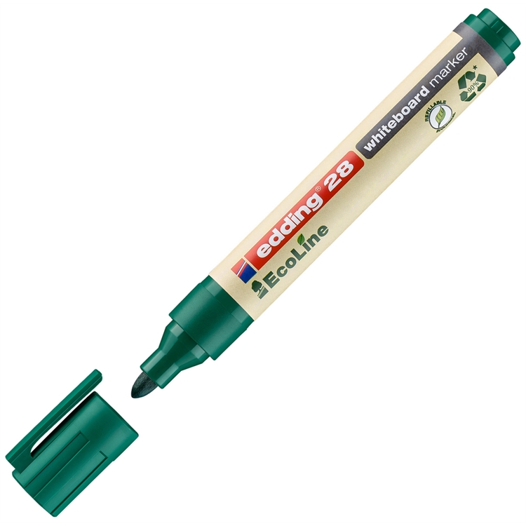 Valkotaulukynä Edding 28 Ecoline 1,5-3mm vihreä