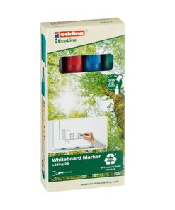 Valkotaulukynä Edding 29 Ecoline 1-5mm värilajitelma 4 kpl