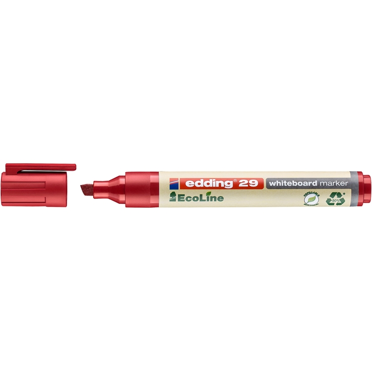 Valkotaulukynä Edding 29 Ecoline 1-5mm punainen