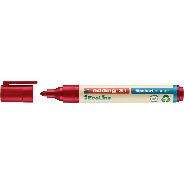 Lehtiökynä edding 31 Ecoline 1,5-3 mm punainen