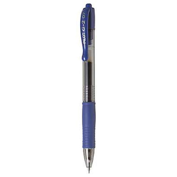 Geelikynä Pilot G-2 plus medium 0,7 mm sininen