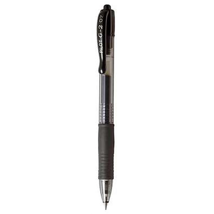 Geelikynä Pilot G-2 plus medium 0,7 mm musta