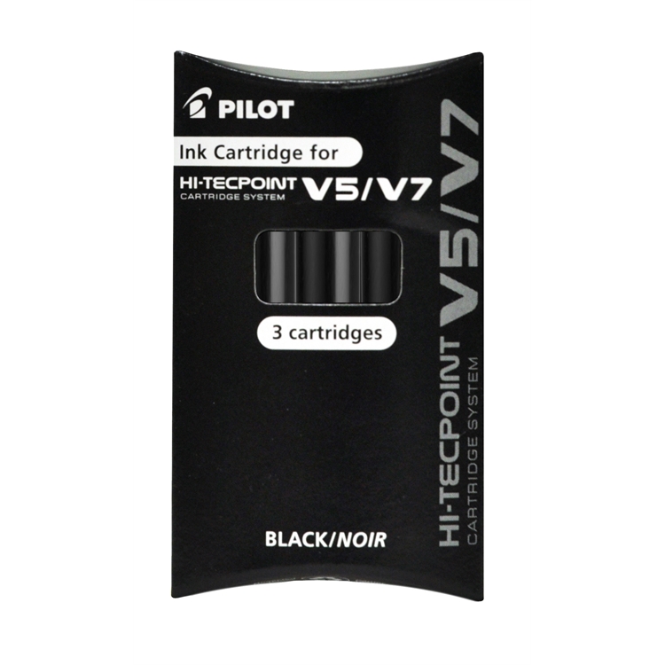 Vaihtosäiliö Pilot Begreen V5/V7 musta 3 kpl