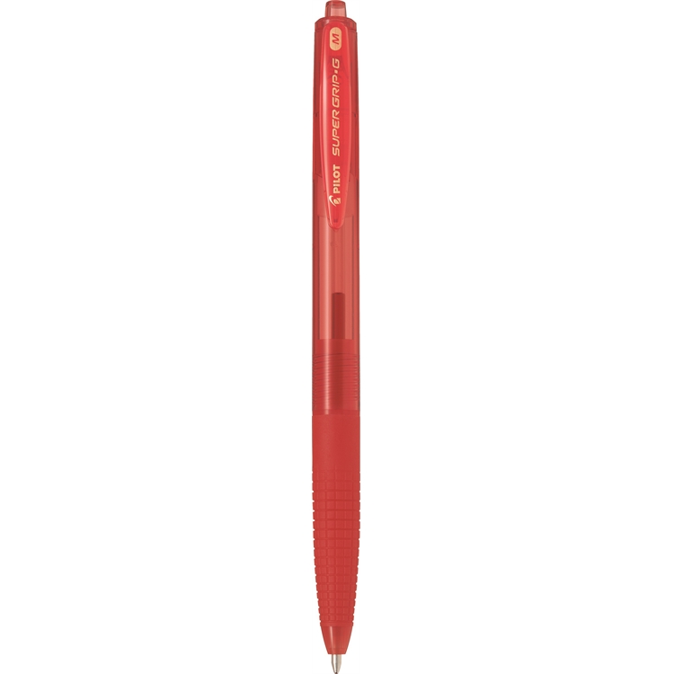 Kuulakärkikynä Pilot Super Grip G medium punainen arkistok