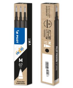 Vaihtosäiliö Pilot Frixion 0,7 mm musta 3 kpl
