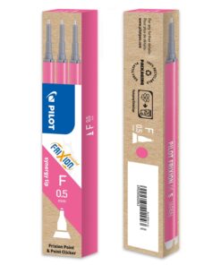 Vaihtosäiliö Pilot Frixion 0,5 mm pinkki 3 kpl