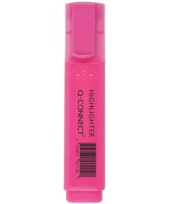 Korostuskynä Q-CONNECT viisto 1-5,2 mm pinkki