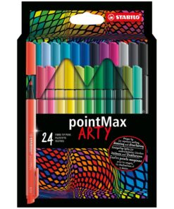 Kuitukärkikynä Stabilo pointMax Arty värilajitelma 24 kpl