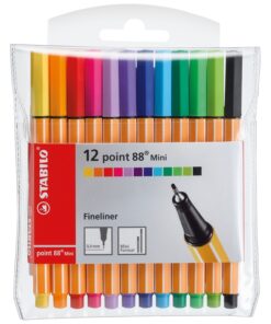 Kuitukärkikynä STABILO Point 88 Mini värilajitelma /12