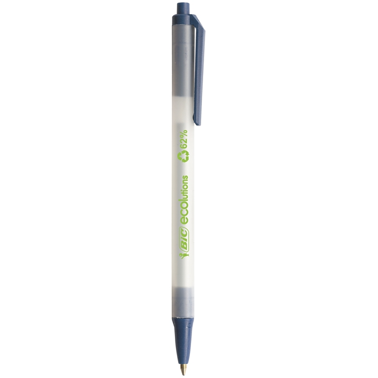 Kuulakärkikynä Bic Ecolutions Clic Stick sininen arkistokelp