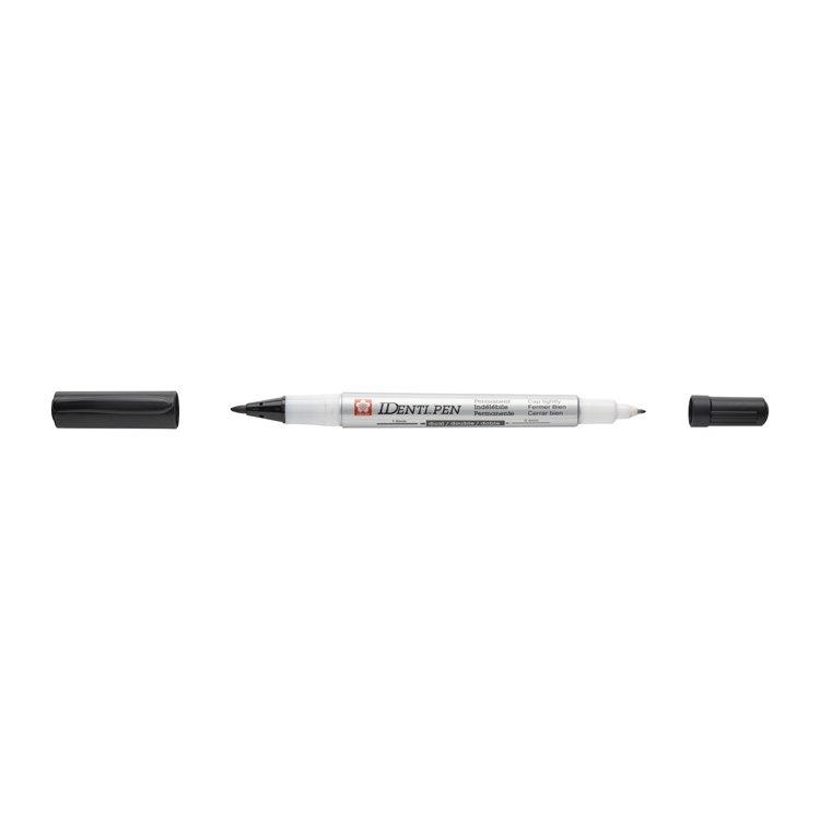 Merkintäkynä Sakura Identi-Pen Dual Marker musta