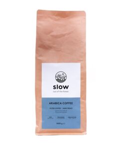 Kahvi Slow tummapaahto papu 1 kg