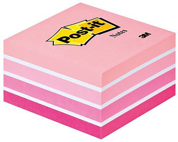 Viestilappukuutio Post-it 2028-P pinkit pastellivärit