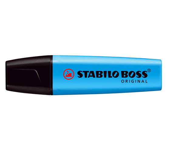 Korostuskynä Stabilo Boss Original sininen