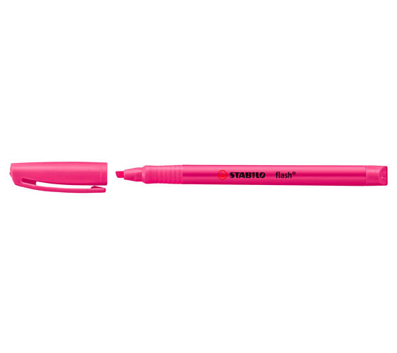 Korostuskynä Stabilo Flash pinkki
