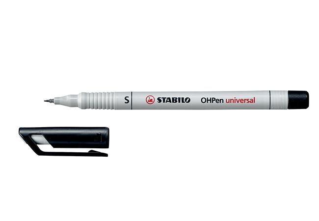 Merkkauskynä STABILO OHPen super fine vesiliukoinen musta
