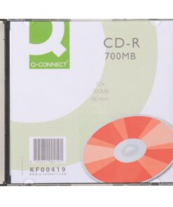 CD-R-levy Q-CONNECT 700 MB 52x slimcase /10