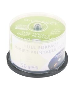 CD-R-levy Q-CONNECT Printable 700 MB 52x spindle /50